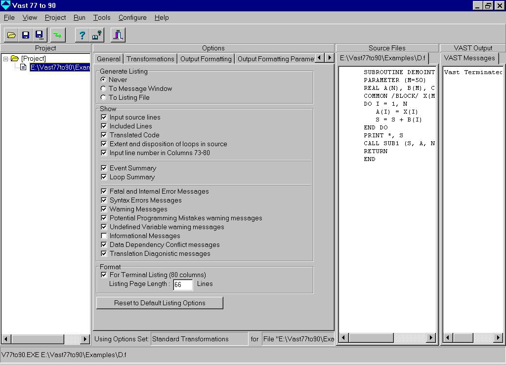 Графический интерфейс для ОС Windows